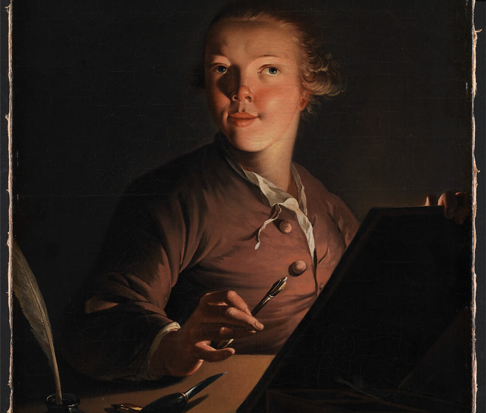 Jens Juel - Self portrait - 1762-1766